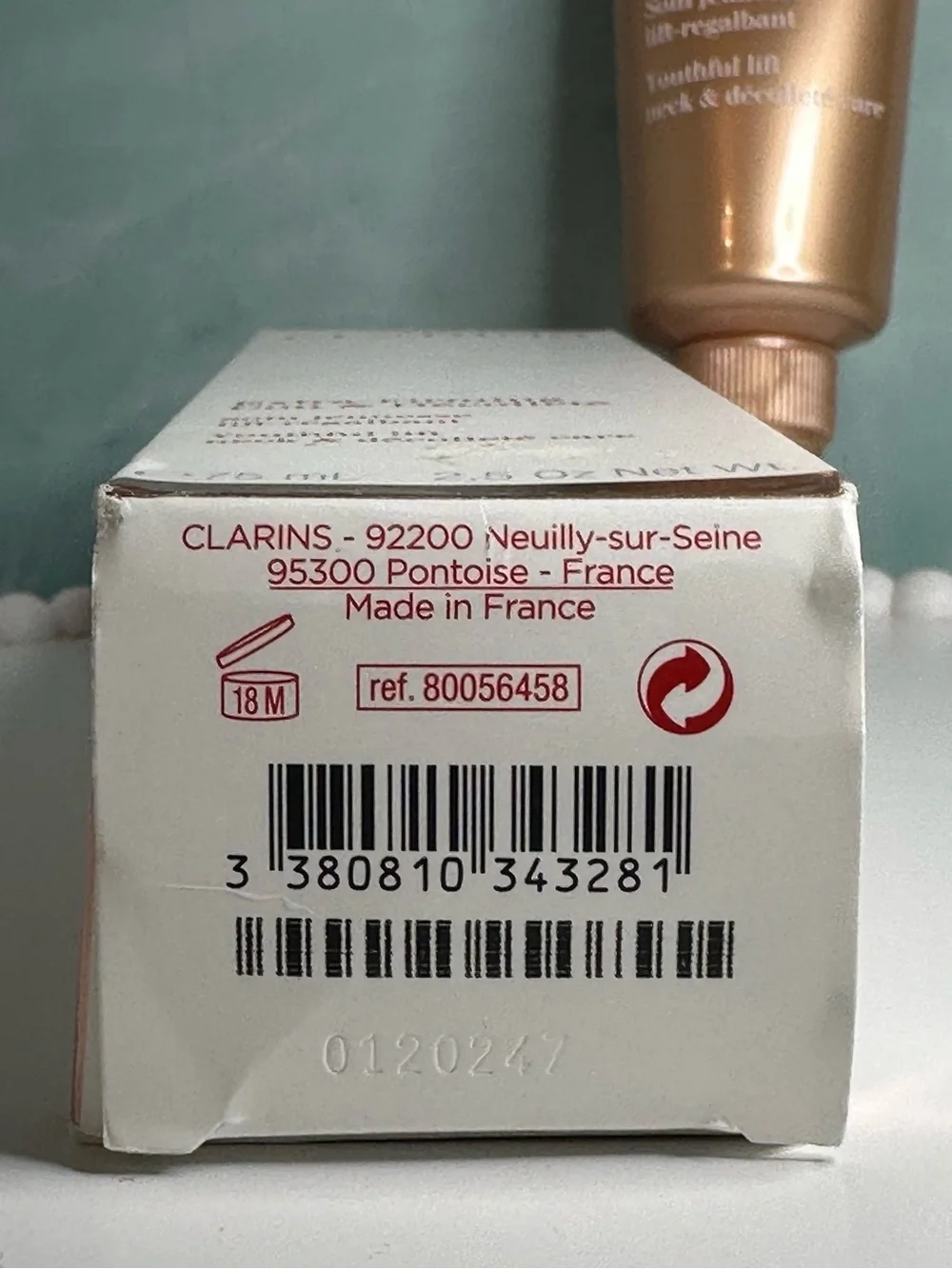 Clarins Extra-Firming Neck & Decollete Daily Use Youthful Lift - 2.5 fl oz NIB